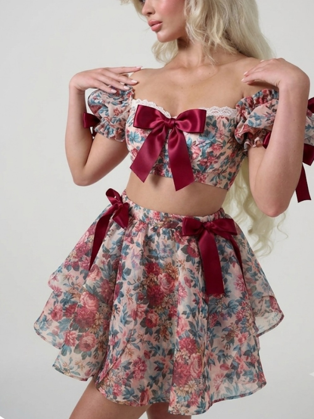 Selkie Romance Novel SET The Poet Bralette and Mini Skirt Mrs. Darcy size 2x - Picture 14 of 14